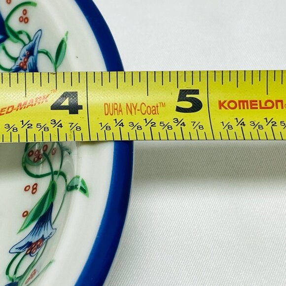 Eau de Gucci Oval Porcelain Soap Dish Floral by Woodmere China Japan - Picture 8 of 9